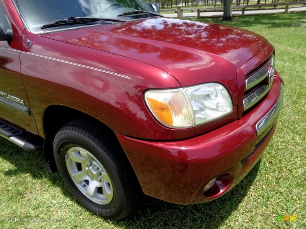 2005 Tundra SR5 Access Cab - Salsa Red Pearl / Light Charcoal photo #27