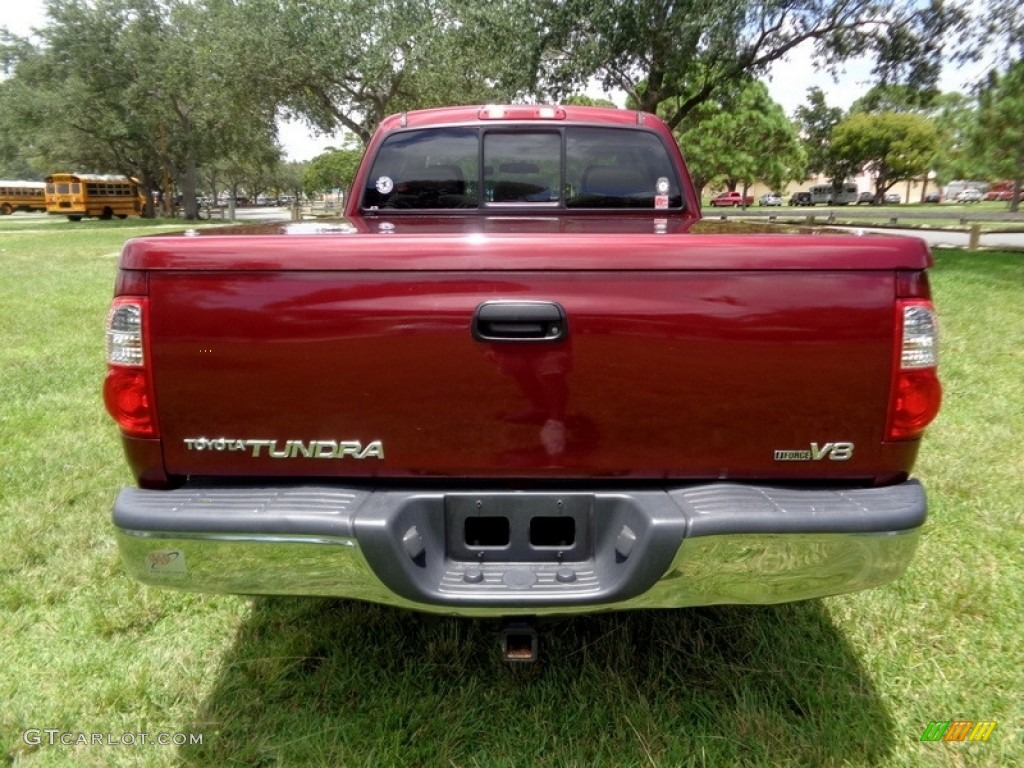 2005 Tundra SR5 Access Cab - Salsa Red Pearl / Light Charcoal photo #50