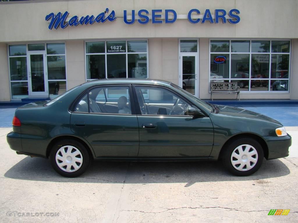 2002 Woodland Pearl Toyota Corolla Le 12857603 Gtcarlot