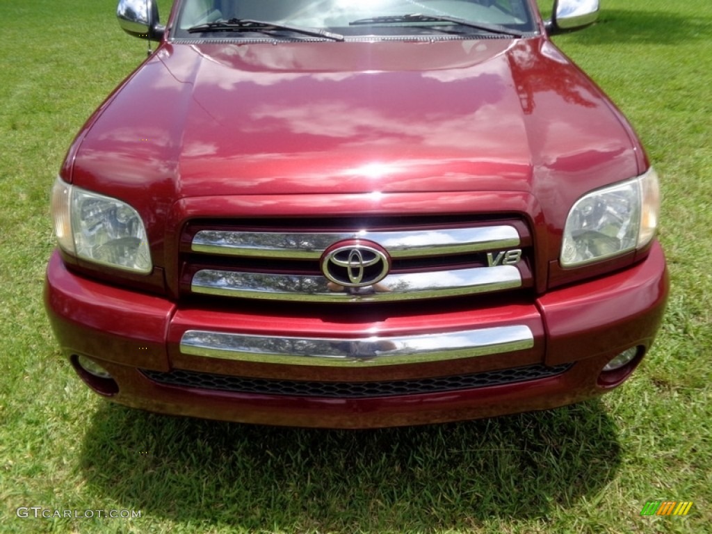 2005 Tundra SR5 Access Cab - Salsa Red Pearl / Light Charcoal photo #52