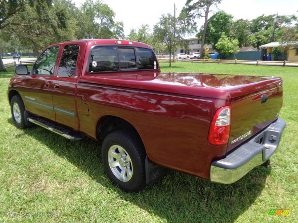 2005 Tundra SR5 Access Cab - Salsa Red Pearl / Light Charcoal photo #58