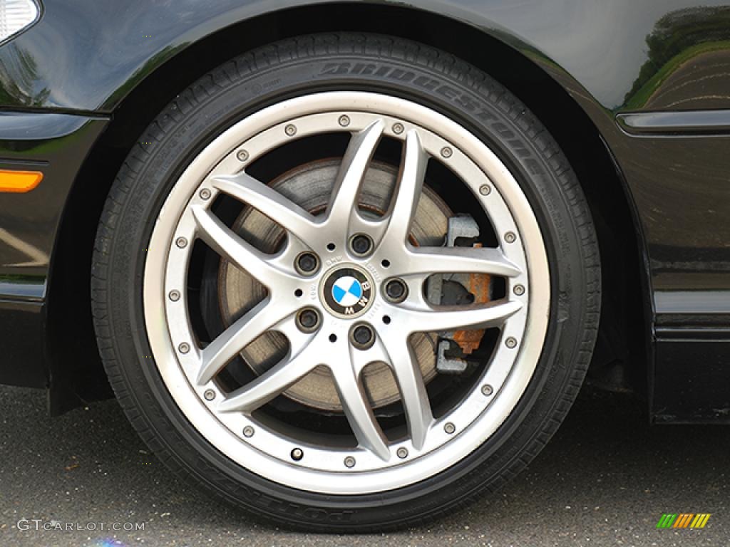 2004 3 Series 330i Convertible - Jet Black / Black photo #23