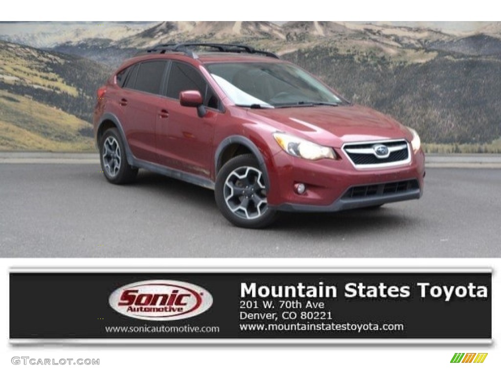 2013 XV Crosstrek 2.0 Premium - Venetian Red Pearl / Ivory photo #1