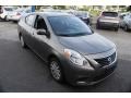 2013 Brilliant Silver Nissan Versa 1.6 SV Sedan  photo #1