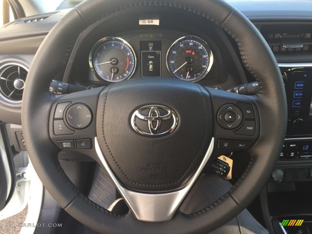 2019 Toyota Corolla SE Black Steering Wheel Photo #128665792
