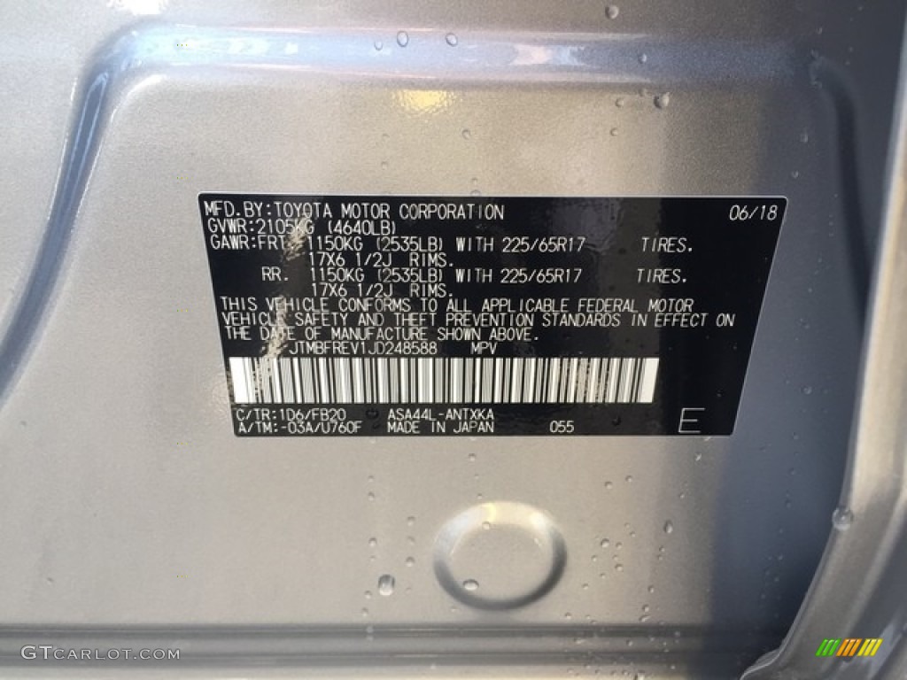 2018 RAV4 LE - Silver Sky Metallic / Black photo #21