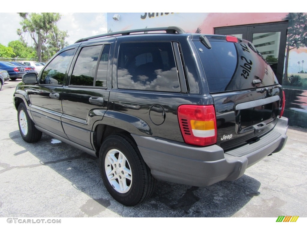 2003 Grand Cherokee Laredo - Brilliant Black / Dark Slate Gray photo #8