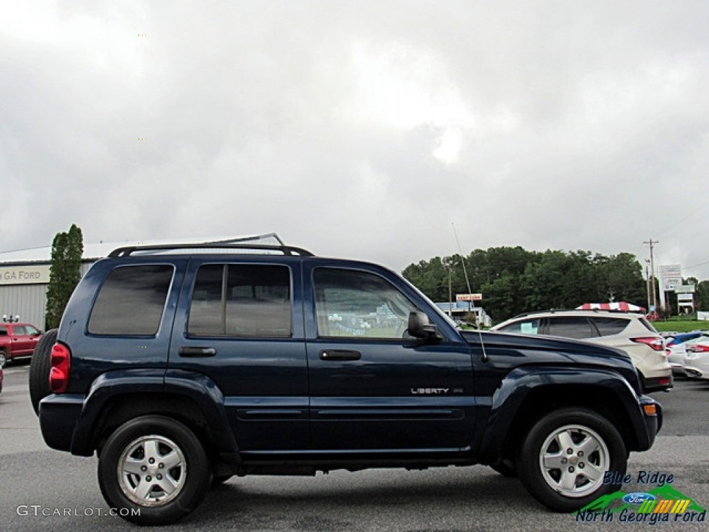 2002 Liberty Limited 4x4 - Patriot Blue Pearlcoat / Dark Slate Gray photo #6