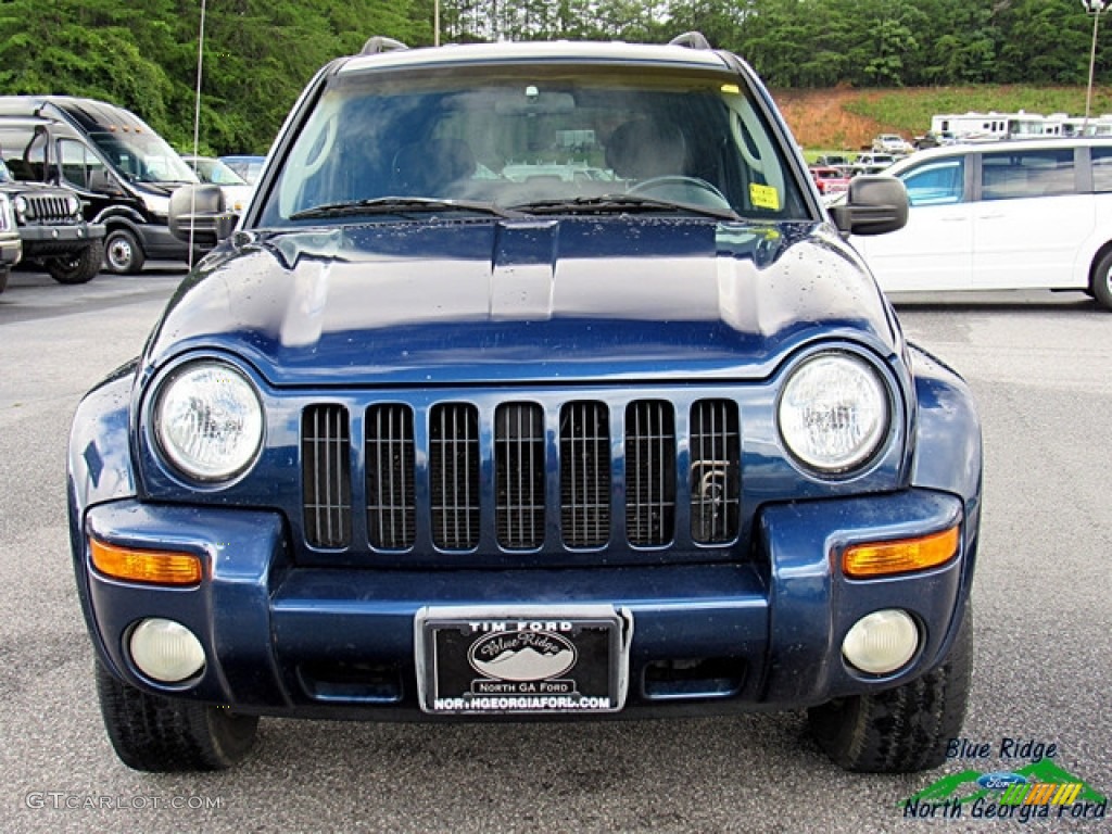 2002 Liberty Limited 4x4 - Patriot Blue Pearlcoat / Dark Slate Gray photo #8