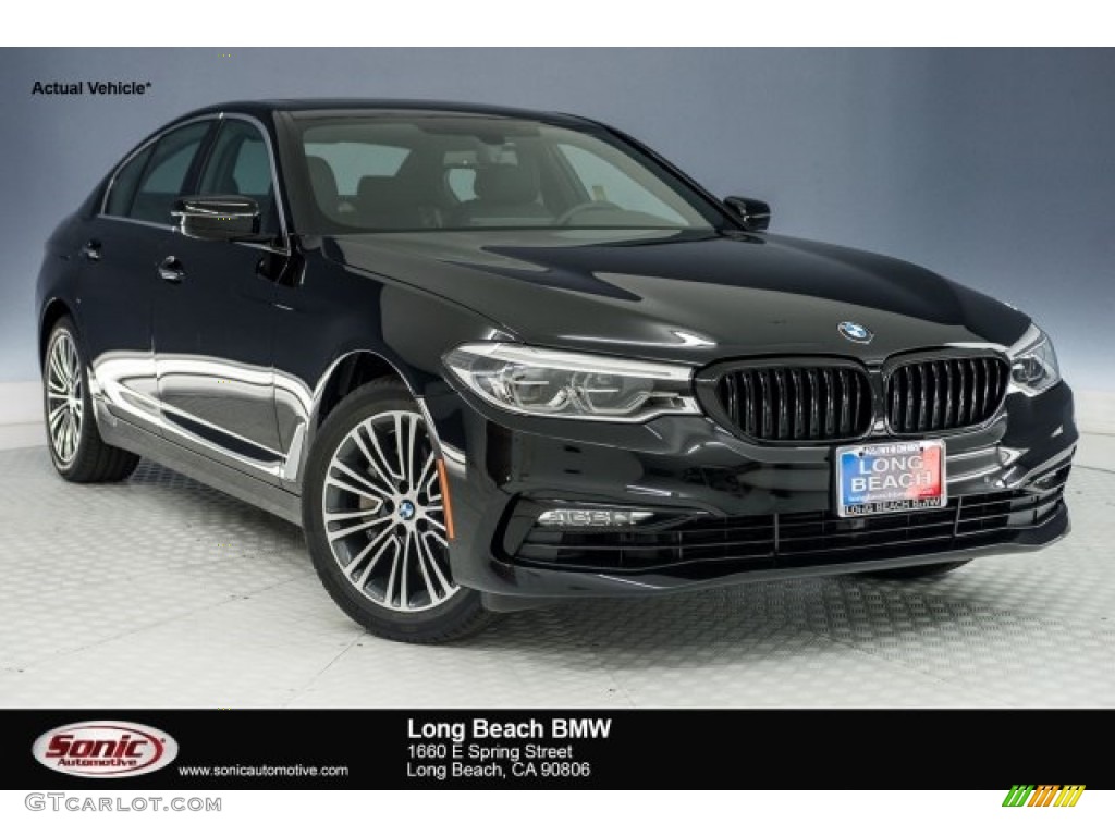 2018 5 Series 540i Sedan - Jet Black / Black photo #1