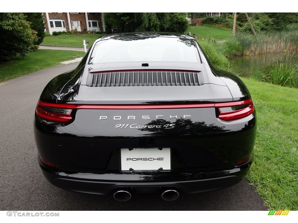 2018 911 Carrera 4S Coupe - Black / Black photo #5