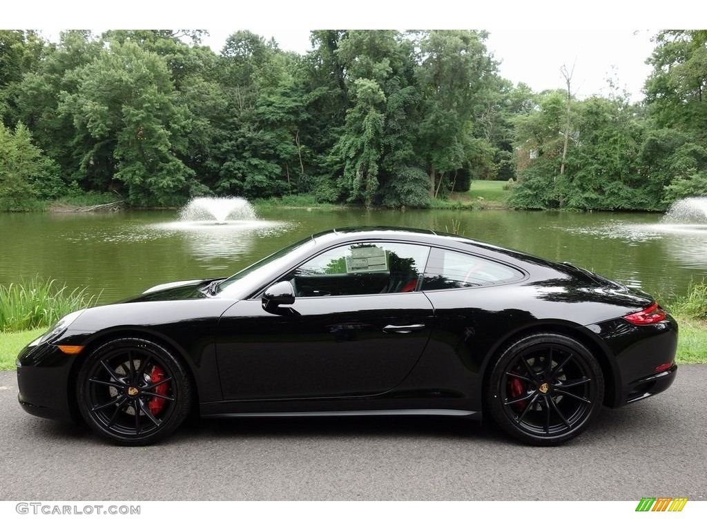 2018 911 Carrera 4S Coupe - Black / Black photo #7