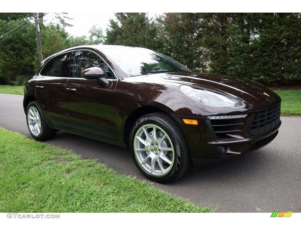 2018 Macan S - Mahogany Metallic / Black/Luxor Beige photo #1