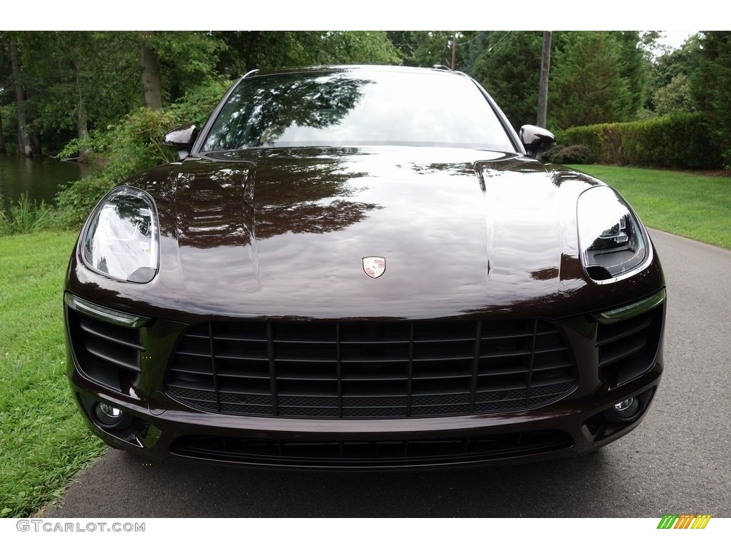 2018 Macan S - Mahogany Metallic / Black/Luxor Beige photo #2