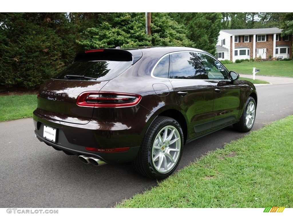 2018 Macan S - Mahogany Metallic / Black/Luxor Beige photo #4