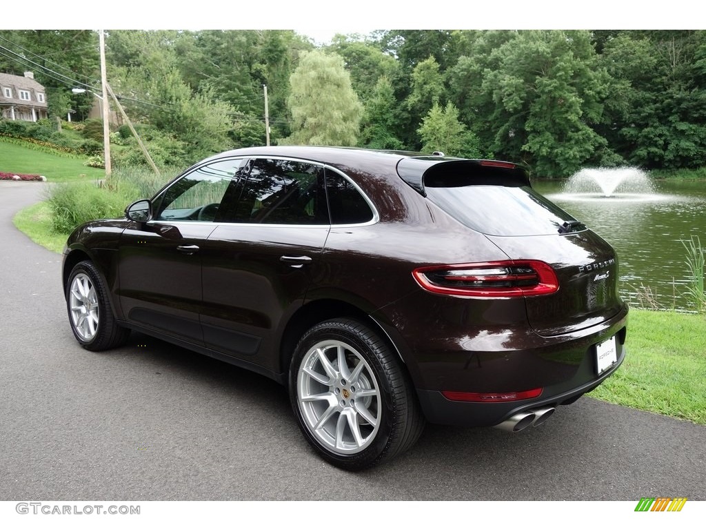 2018 Macan S - Mahogany Metallic / Black/Luxor Beige photo #6