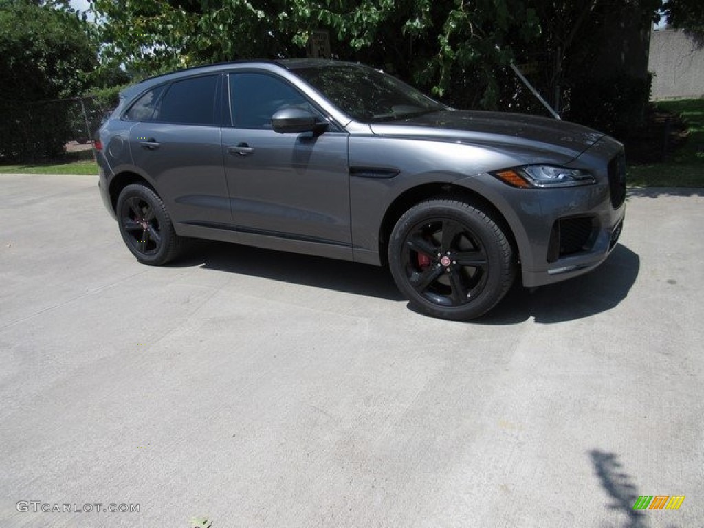 2019 F-PACE S AWD - Corris Grey Metallic / Ebony photo #1