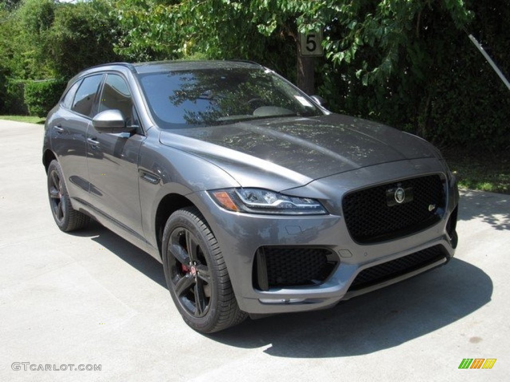 Corris Grey Metallic 2019 Jaguar F-PACE S AWD Exterior Photo #128669851