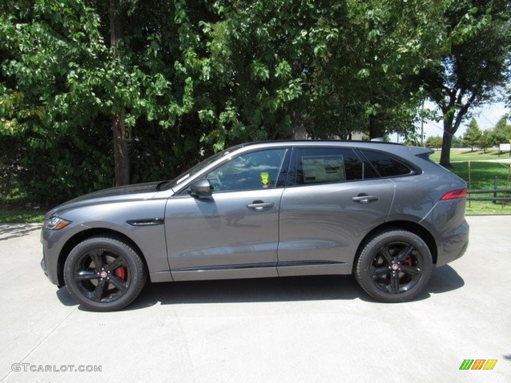 Corris Grey Metallic 2019 Jaguar F-PACE S AWD Exterior Photo #128670013