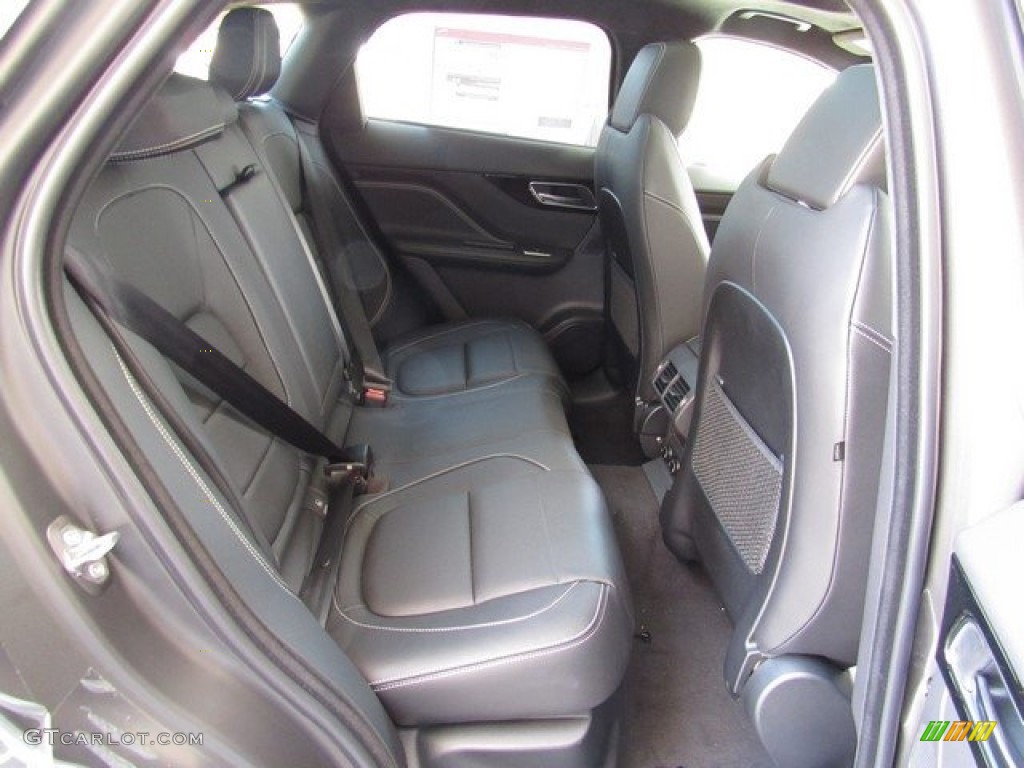 Ebony Interior 2019 Jaguar F-PACE S AWD Photo #128670094
