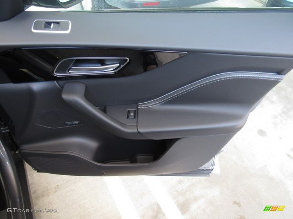2019 Jaguar F-PACE S AWD Ebony Door Panel Photo #128670115