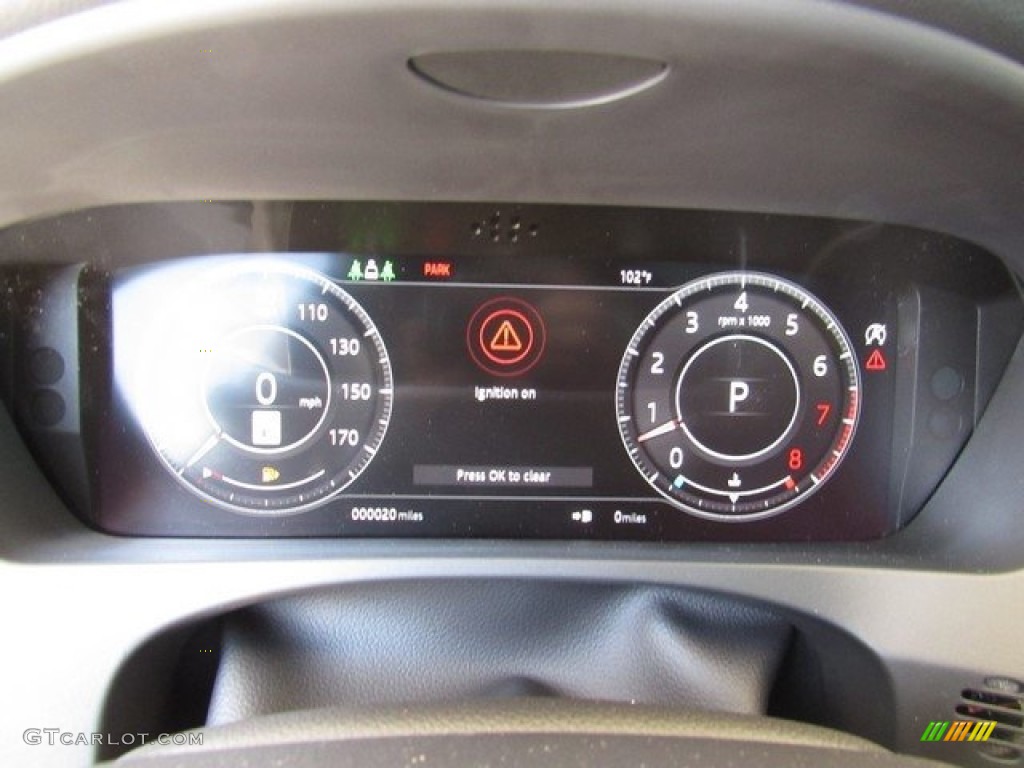 2019 Jaguar F-PACE S AWD Gauges Photo #128670187