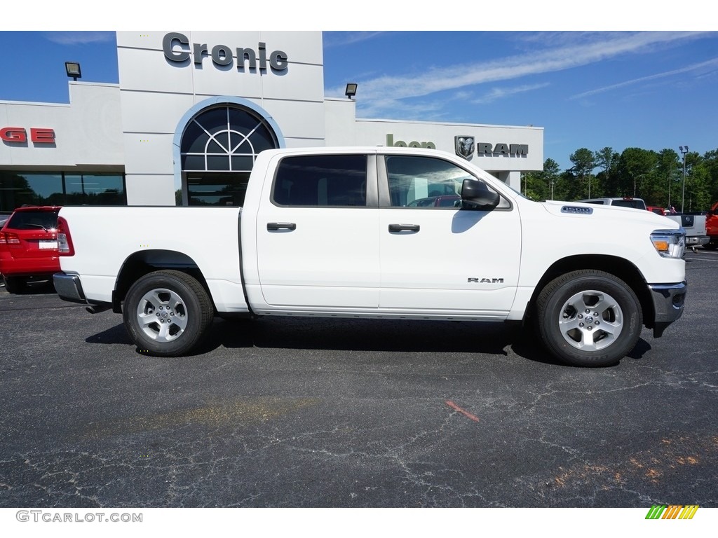 2019 1500 Tradesman Crew Cab - Bright White / Black/Diesel Gray photo #11