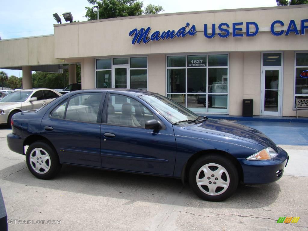 2001 Cavalier LS Sedan - Indigo Blue Metallic / Neutral photo #1