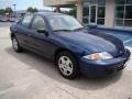 2001 Indigo Blue Metallic Chevrolet Cavalier LS Sedan  photo #2