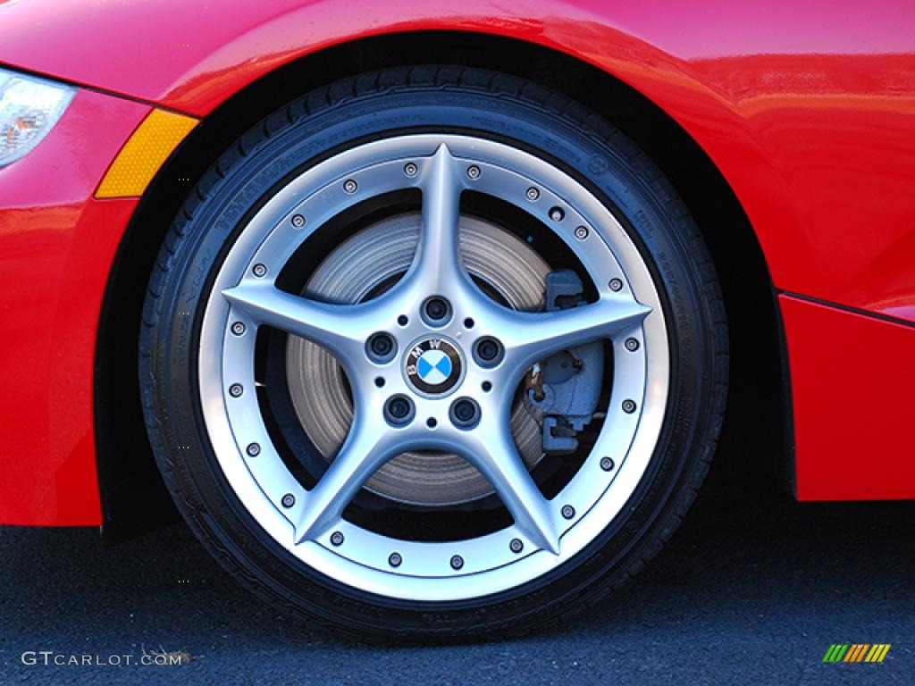 2006 Z4 3.0si Roadster - Bright Red / Black photo #22