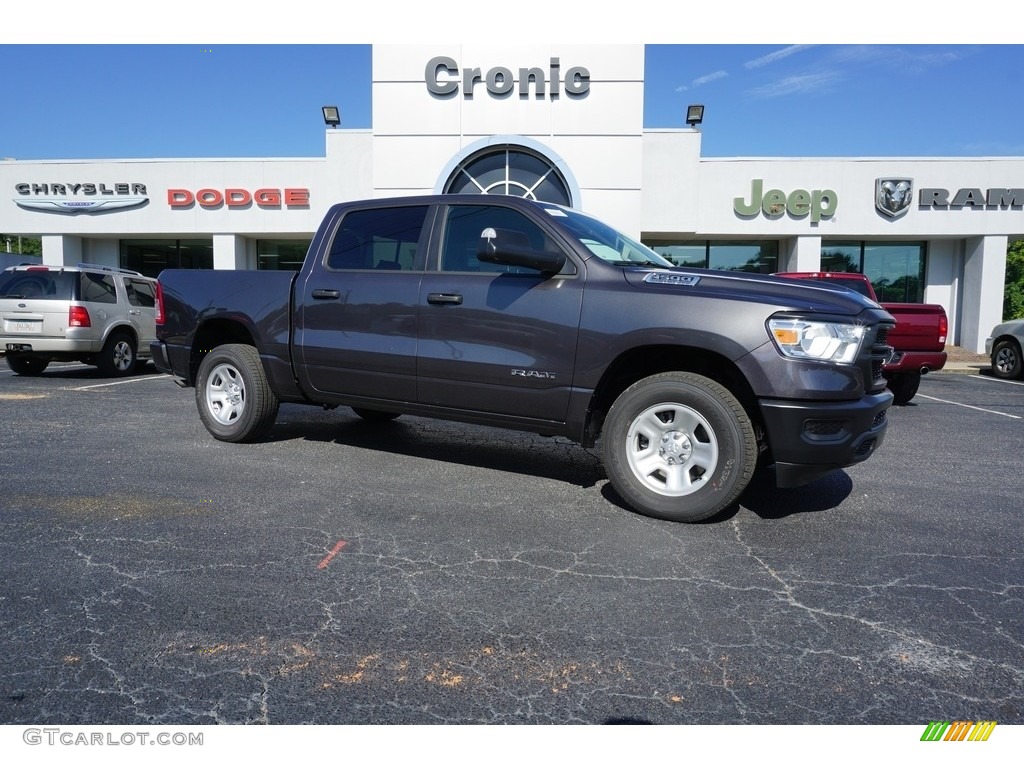 2019 1500 Tradesman Crew Cab 4x4 - Granite Crystal Metallic / Black photo #1