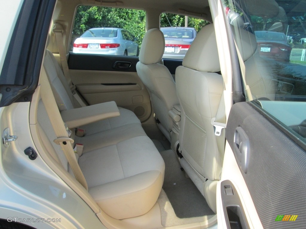 2007 Forester 2.5 X - Champagne Gold Opal / Desert Beige photo #19