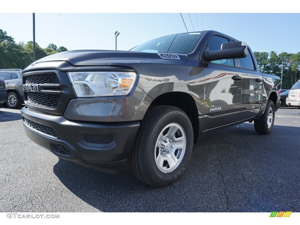2019 1500 Tradesman Crew Cab 4x4 - Granite Crystal Metallic / Black photo #3