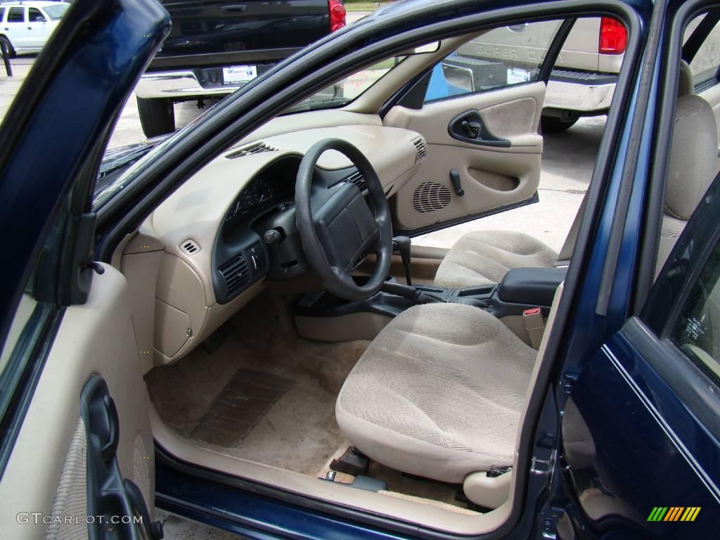 2001 Cavalier LS Sedan - Indigo Blue Metallic / Neutral photo #8