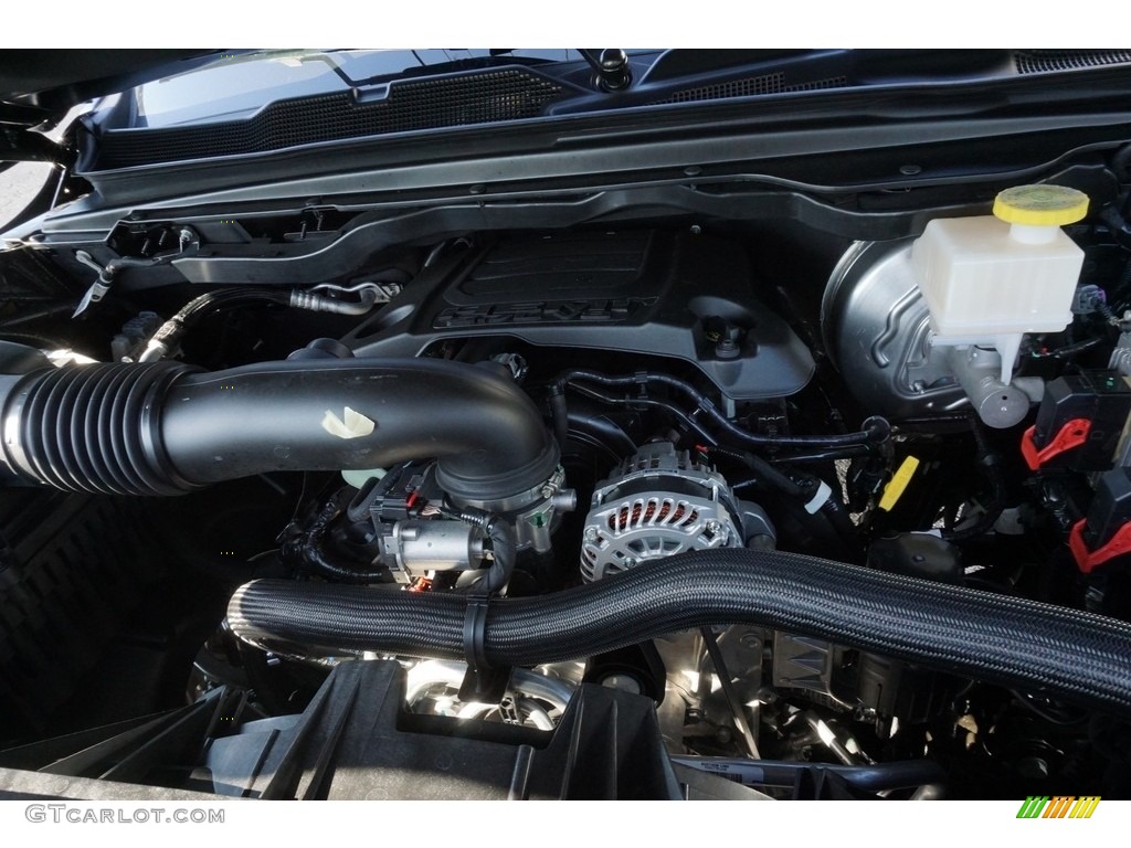 2019 1500 Tradesman Crew Cab - Diamond Black Crystal Pearl / Black photo #9