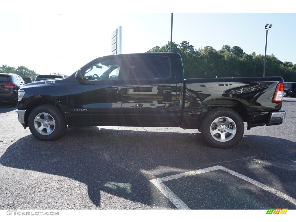 2019 1500 Tradesman Crew Cab - Diamond Black Crystal Pearl / Black photo #15
