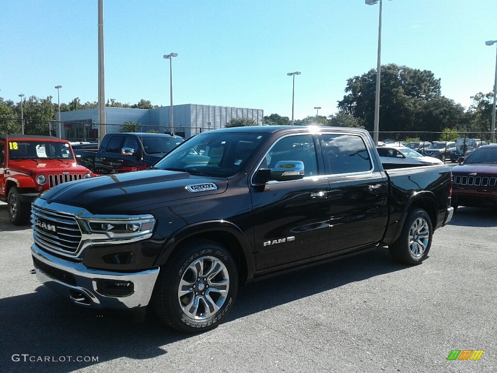 2019 1500 Long Horn Crew Cab 4x4 - Rugged Brown Pearl / Mountain Brown/Light Frost Beige photo #1