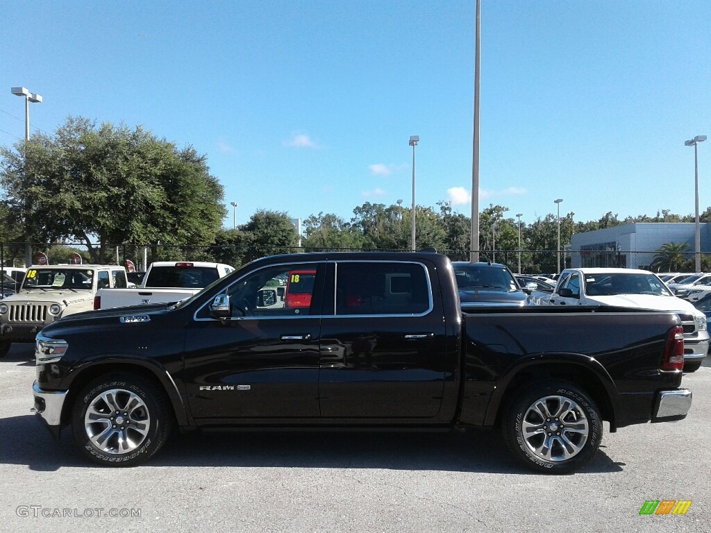 2019 1500 Long Horn Crew Cab 4x4 - Rugged Brown Pearl / Mountain Brown/Light Frost Beige photo #2