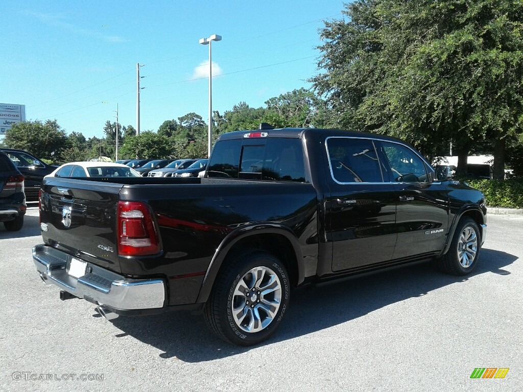 2019 1500 Long Horn Crew Cab 4x4 - Rugged Brown Pearl / Mountain Brown/Light Frost Beige photo #5