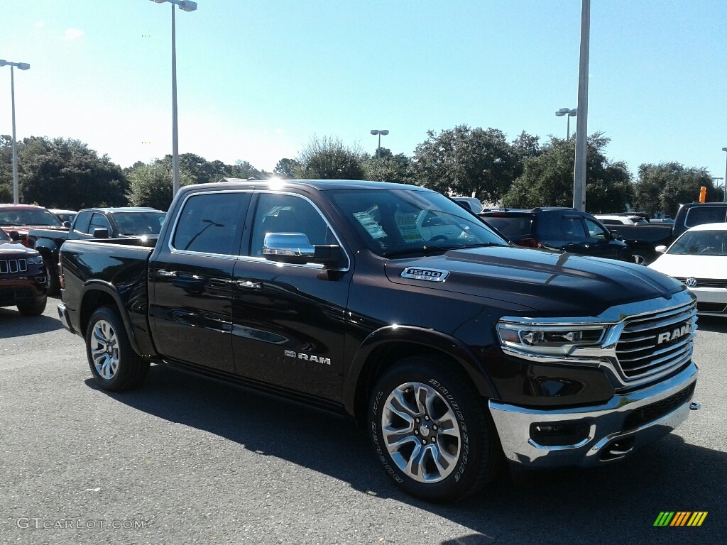 2019 1500 Long Horn Crew Cab 4x4 - Rugged Brown Pearl / Mountain Brown/Light Frost Beige photo #7