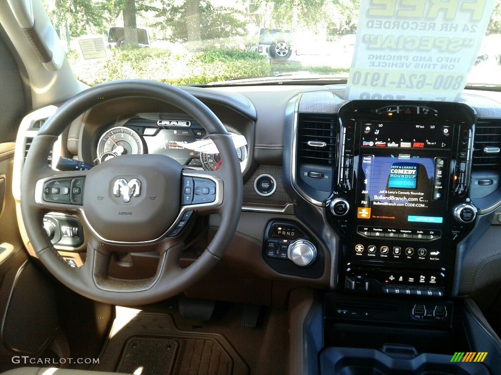 2019 1500 Long Horn Crew Cab 4x4 - Rugged Brown Pearl / Mountain Brown/Light Frost Beige photo #13