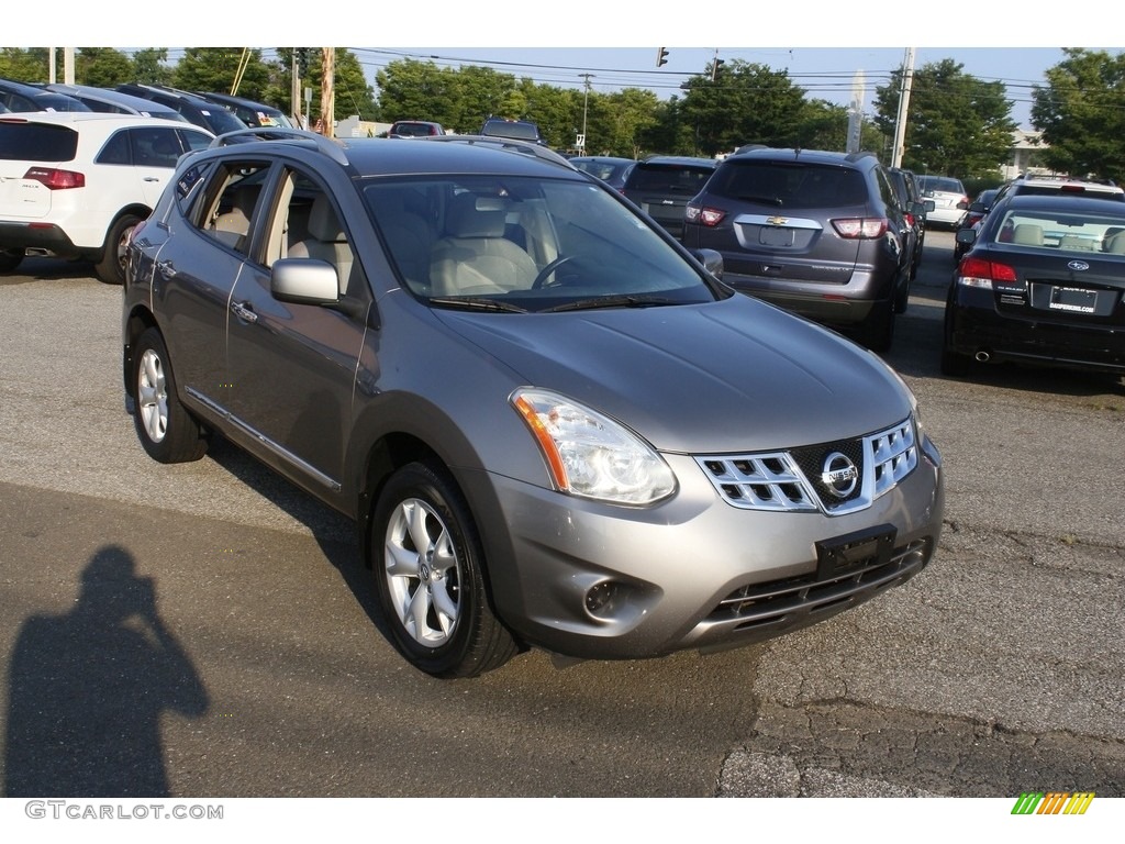 2011 Rogue SV AWD - Gotham Gray Metallic / Gray photo #1