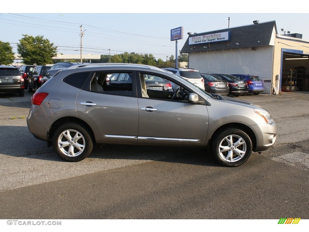 2011 Rogue SV AWD - Gotham Gray Metallic / Gray photo #5