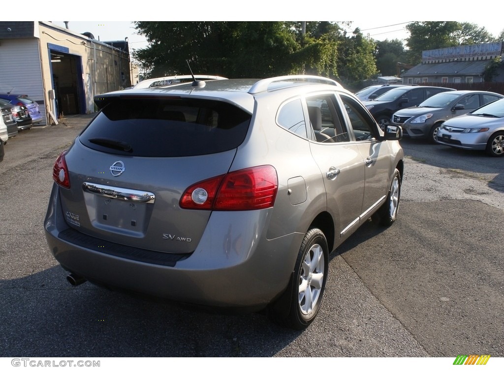 2011 Rogue SV AWD - Gotham Gray Metallic / Gray photo #6