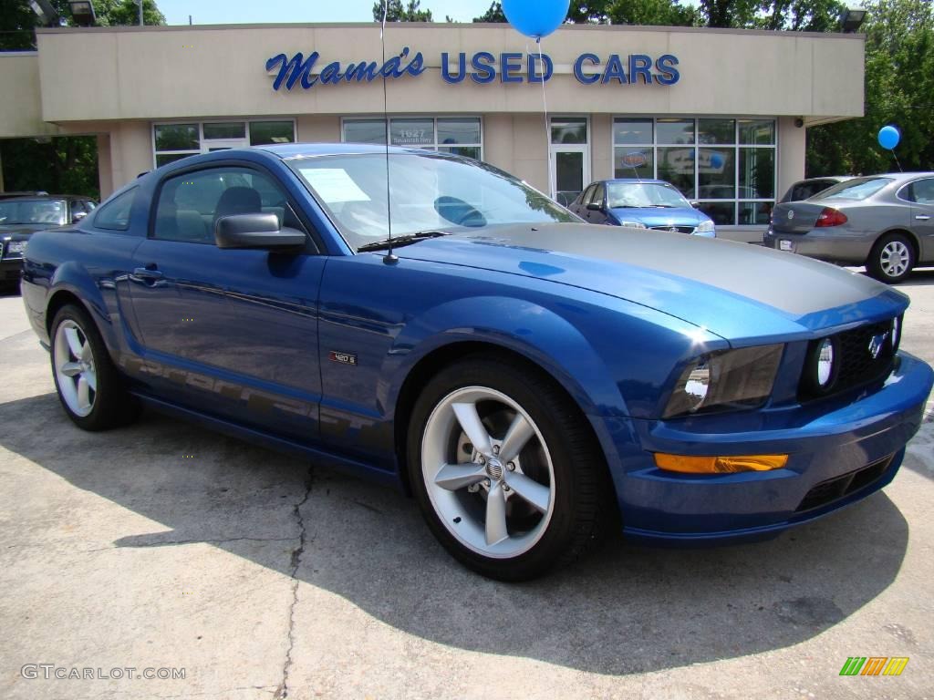 2008 Mustang Racecraft 420S Supercharged Coupe - Vista Blue Metallic / Dark Charcoal photo #1