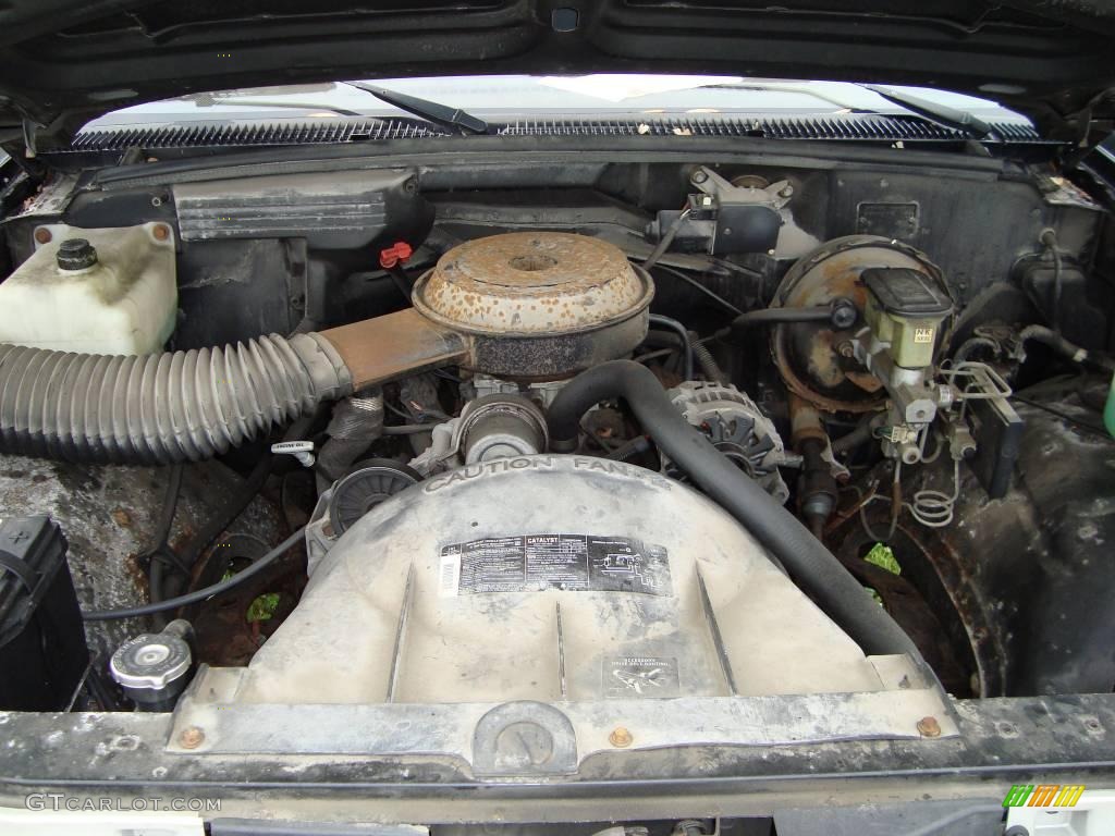 1991 Sierra 1500 SLE Regular Cab - Black / Red photo #10