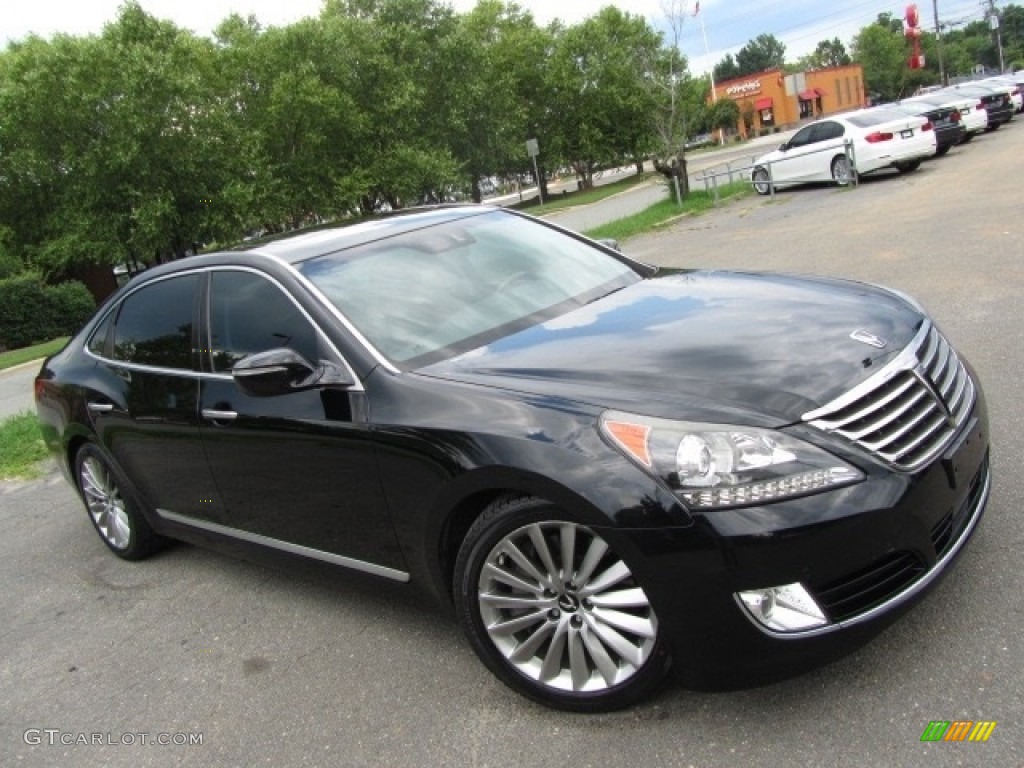 2014 Equus Signature - Caspian Black / Jet Black photo #3