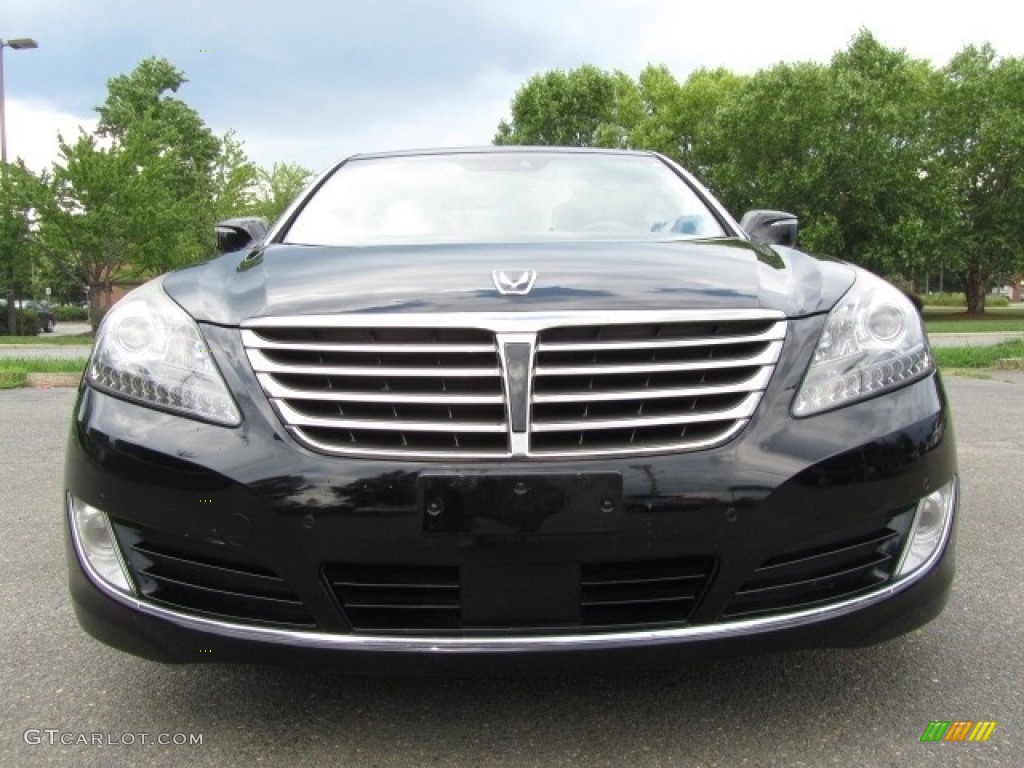 2014 Equus Signature - Caspian Black / Jet Black photo #4