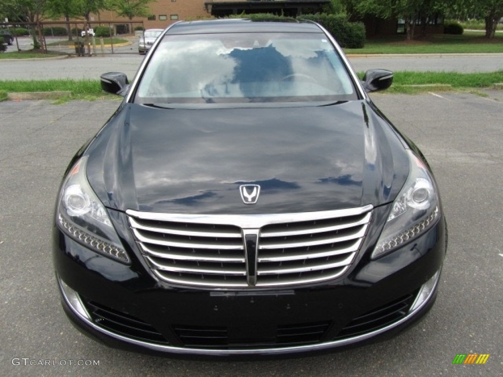 2014 Equus Signature - Caspian Black / Jet Black photo #5