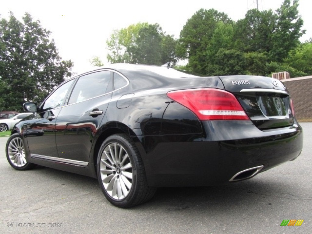 2014 Equus Signature - Caspian Black / Jet Black photo #8